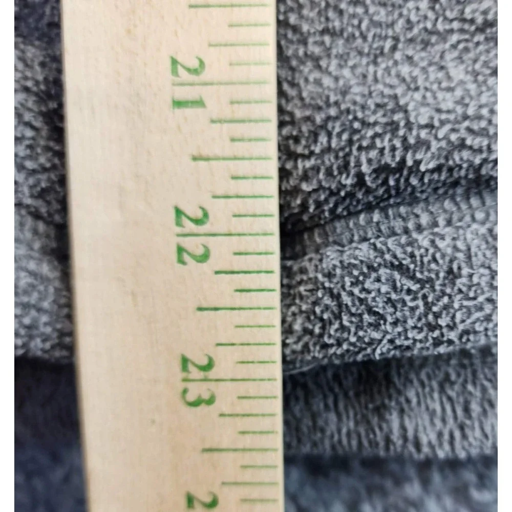 Gap XL Gray Fleece Jacket Full Zip Sherpa Trim‎ Gorpcore Outdoors Cozy Warm Coat
